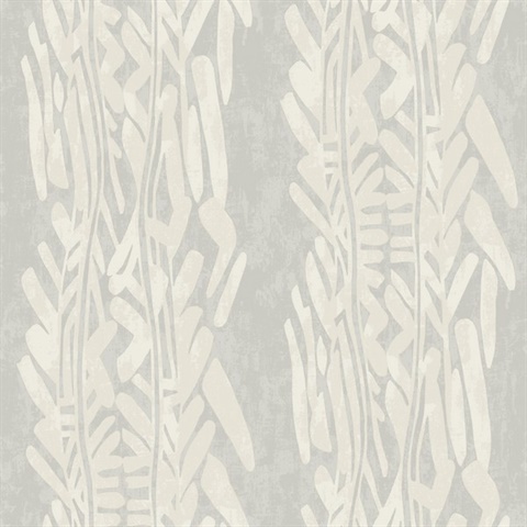 Timira Grey Vertical Stripe Wallpaper