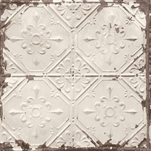 Tin Ceiling Beige Distressed Tiles
