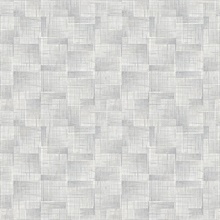 Ting Grey Textured Abstract Crosshatch Wallpaper