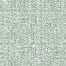 Tishomingo Frosty Green Textile String Basketweave Wallpaper