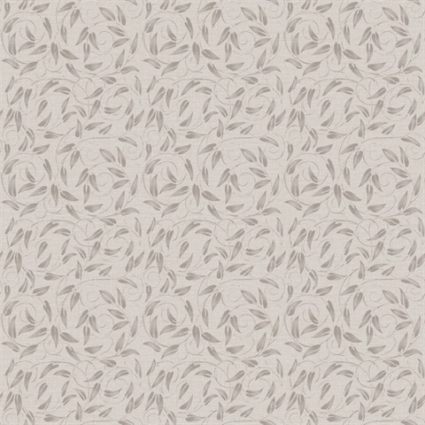 Tit Willow Beige Wallpaper