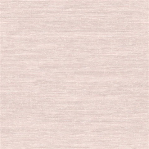 Tiverton Blush Pink Faux Grasscloth Wallpaper