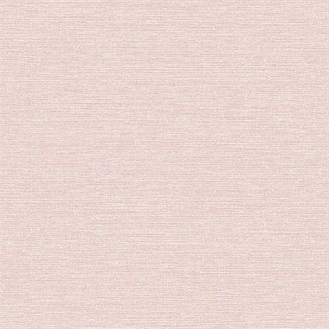 Tiverton Blush Pink Faux Grasscloth Wallpaper