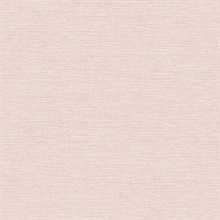 Tiverton Blush Pink Faux Grasscloth Wallpaper