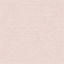 Tiverton Blush Pink Faux Grasscloth Wallpaper