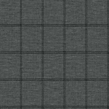 Tobin Coastal Geometric Linen Charcoal Wallpaper