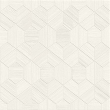 Tofu Hexagon Linen Textured Wallpaper