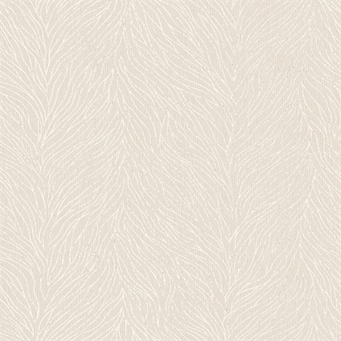 Tomo Cream Abstract Falling Tree Branch Wallpaper