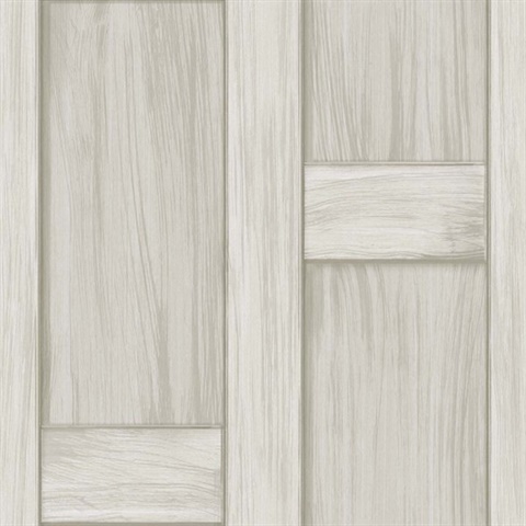 Tooting Faux Wooden Crates Slate Wallpaper