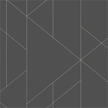Torpa Charcoal Geometric Wallpaper