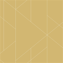 Torpa Mustard Geometric Wallpaper