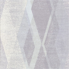 Torrance Lavender Distressed Geometric Wallpaper