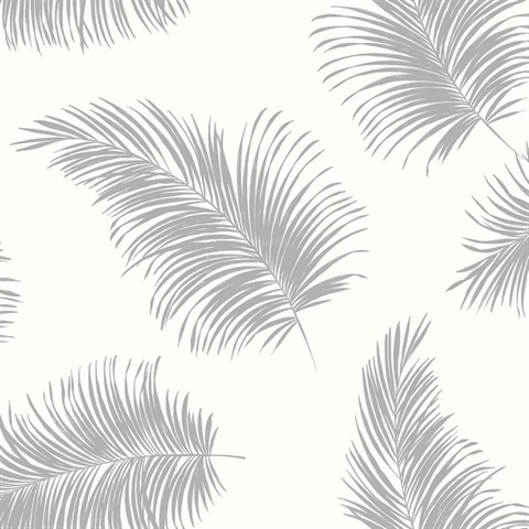 Tossed Palm Botanical Alloy Peel and Stick Wallpaper