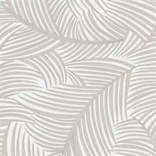 Tossed Palm Fronds Botanical Sea Salt Peel and Stick Wallpaper
