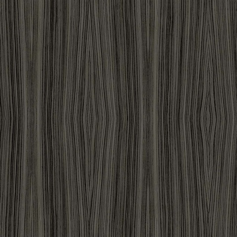 Tottenham Vertical Textured Woodgrain Night Wallpaper