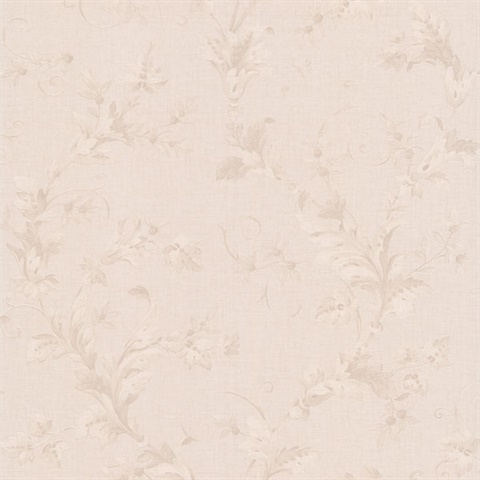 Totteridge White Leafy Scroll