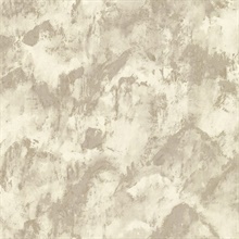 Toula Bronze Abstract Faux Wallpaper