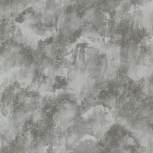Toula Silver Abstract Faux Wallpaper