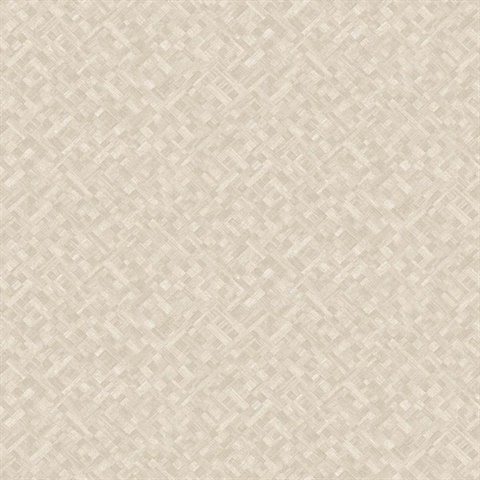 Tournai Truffle Faux Wallpaper
