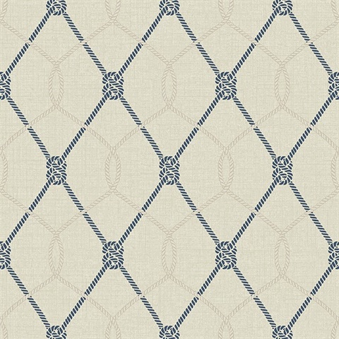 Tradewinds Beige Trellis