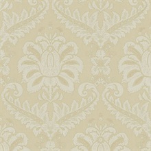 Traditional Damask Cream Italian Wallpaper