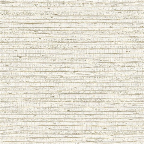 Tres Leches Horizontal Distressed Stria Wallpaper