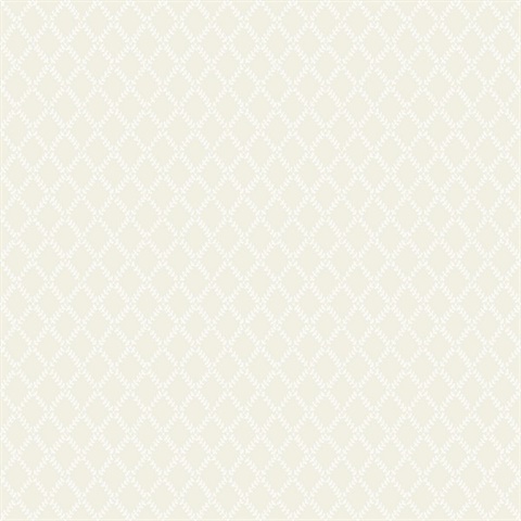 Trevor Khaki Leaf Trellis Wallpaper