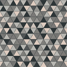 Triangular Grey Geometric Wallpaper