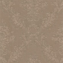 Trianon Light Brown Damask