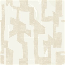 Tribe Caramel Cream Peel & Stick Wallpaper