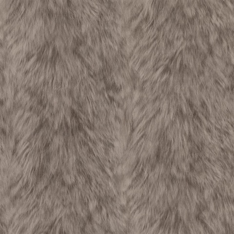 Trieste Taupe Wolf Wallpaper