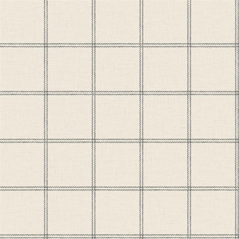 Trilby Costal Geometric Linen- Dove Wallpaper