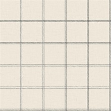 Trilby Costal Geometric Linen- Dove Wallpaper