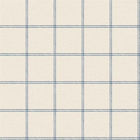 Trilby Costal Geometric Linen- Mineral Wallpaper