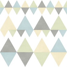 Trilogy Multicolor Geometric Wallpaper