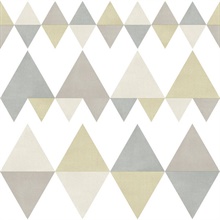 Trilogy Sage Geometric Wallpaper