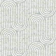 Trippet Sage Zen Waves Geometric Wallpaper
