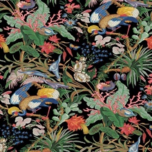 Tropical Canopy Botanical Ebony Peel and Stick Wallpaper