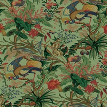 Tropical Canopy Botanical Seagreen Peel and Stick Wallpaper