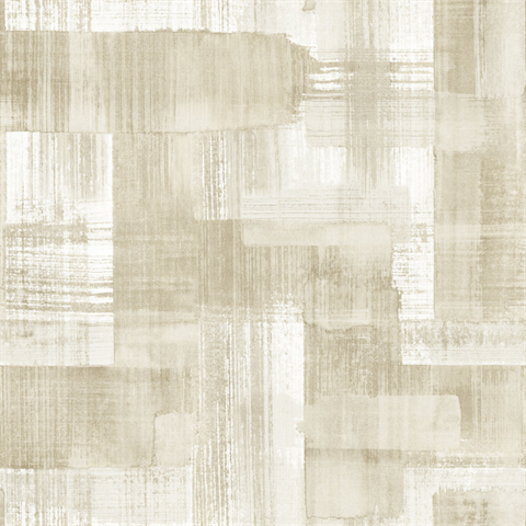 Trosa Beige Brushstroke Wallpaper