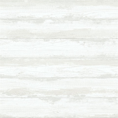 Truro Bone Weathered Wood Boards Wallpaper