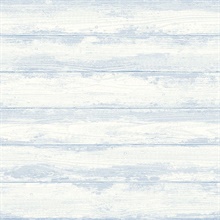 Truro Light Blue Weathered Wood Boards Wallpaper