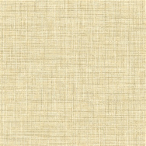 Tuckernuck Gold Faux Linen Wallpaper