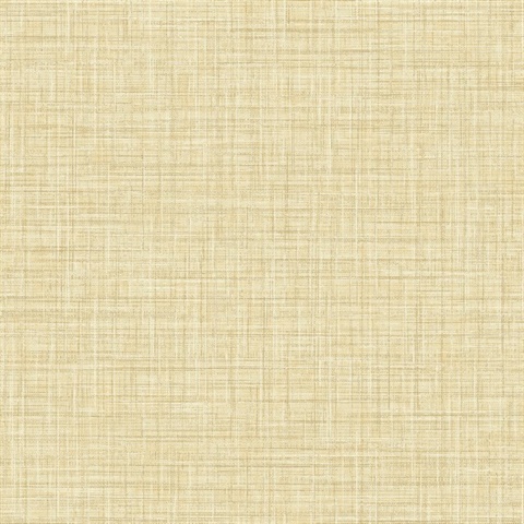 Tuckernuck Gold Faux Linen Wallpaper