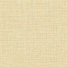 Tuckernuck Gold Faux Linen Wallpaper