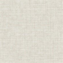 Tuckernuck Neutral Faux Linen Wallpaper