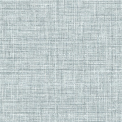 Tuckernuck Slate Faux Linen Wallpaper