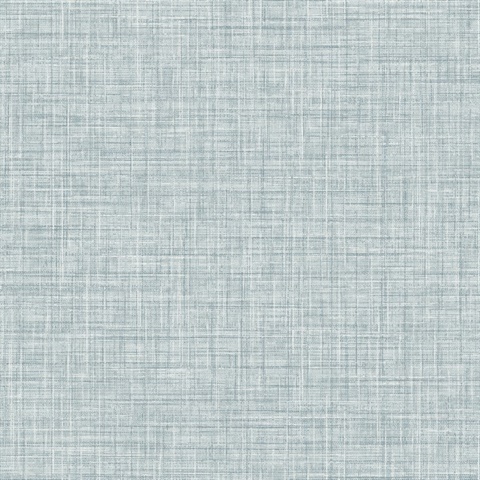 Tuckernuck Slate Faux Linen Wallpaper