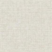 Tuckernuck Taupe Faux Linen Wallpaper