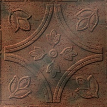 Tulip Fields Ceiling Panels Aged Copper